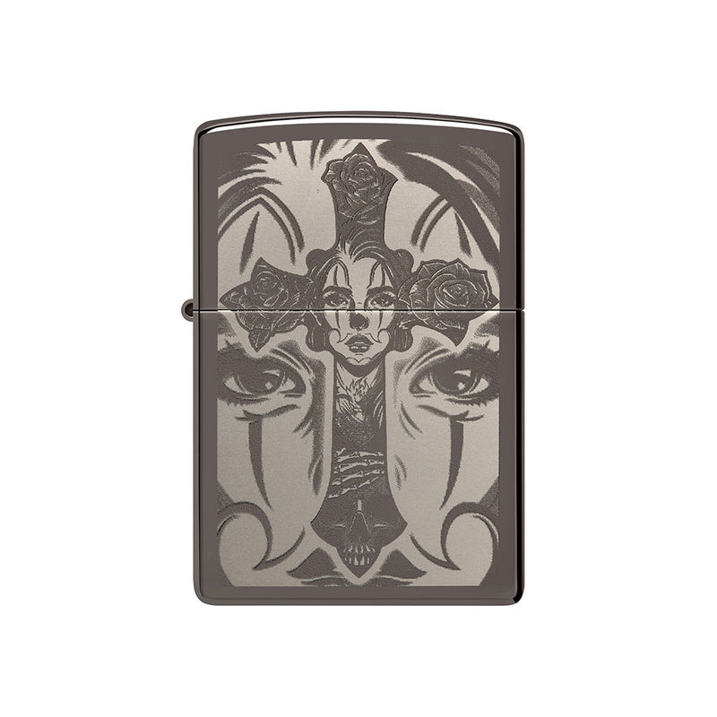 Briquet de la conception de tatouage zippo