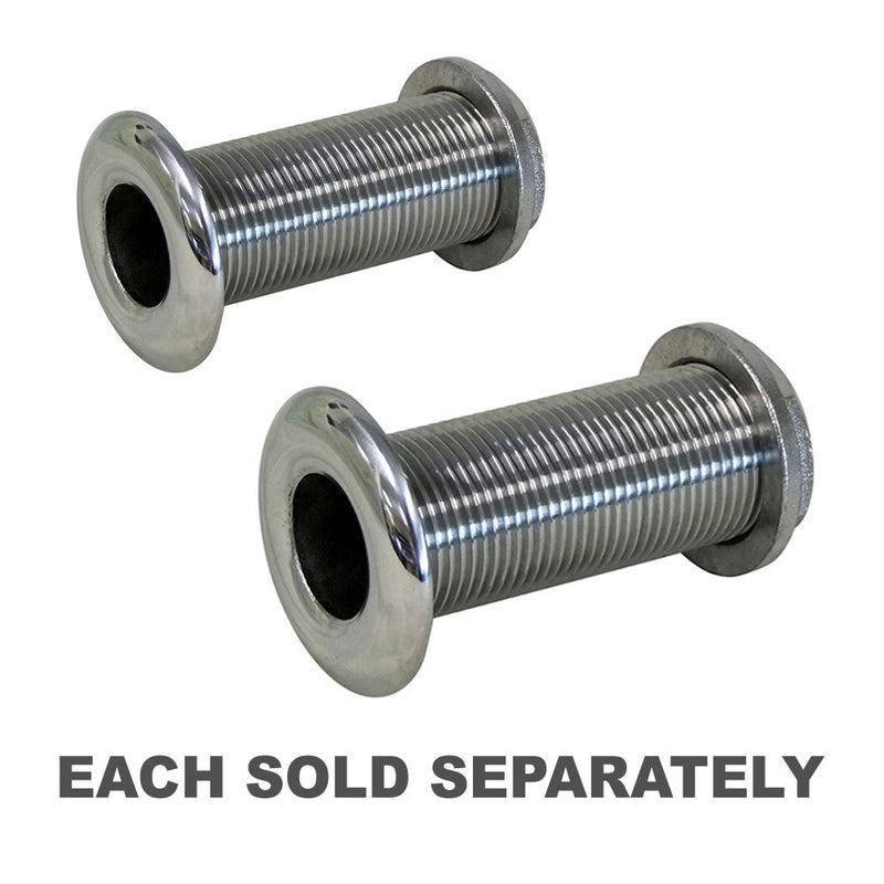 316 Grade Stainless Steel Threaded Only Skin Fitting