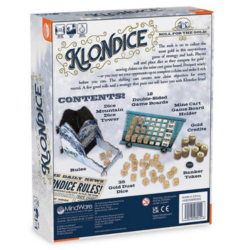 Klondice Roll for the Gold! Strategy Game