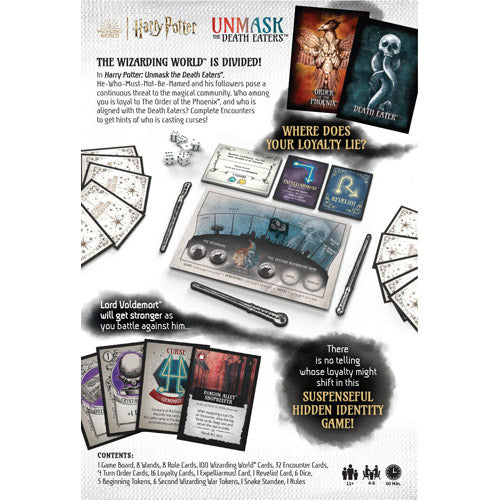 Harry Potter Unmask the Death Eaters Strategy Game