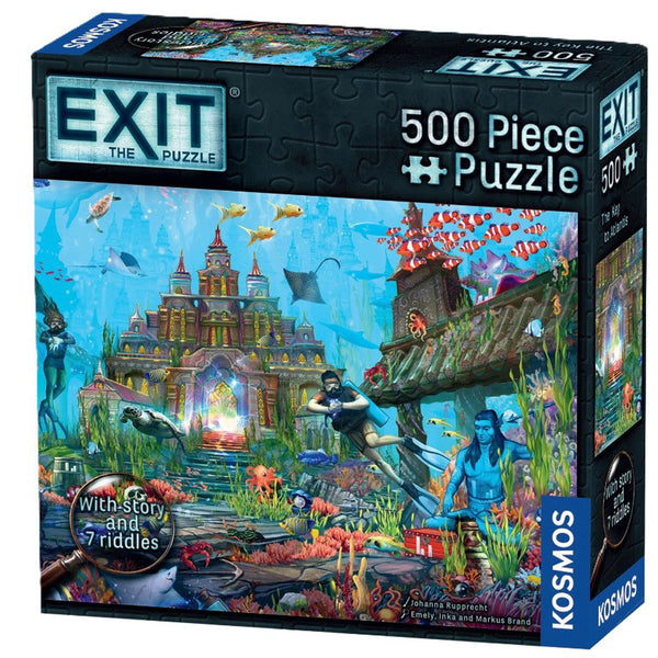 Exit the Game the Key to Atlantis Game and Puzzle