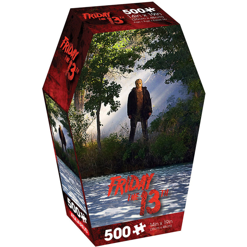 Aquarius Friday the 13th Coffin Box Puzzle 500pc Puzzle