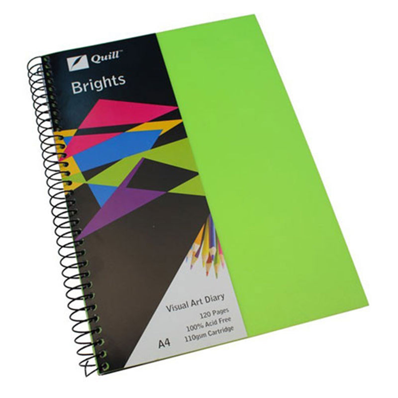 Quill Brights A4 Visual Art Diary 60-feuilles