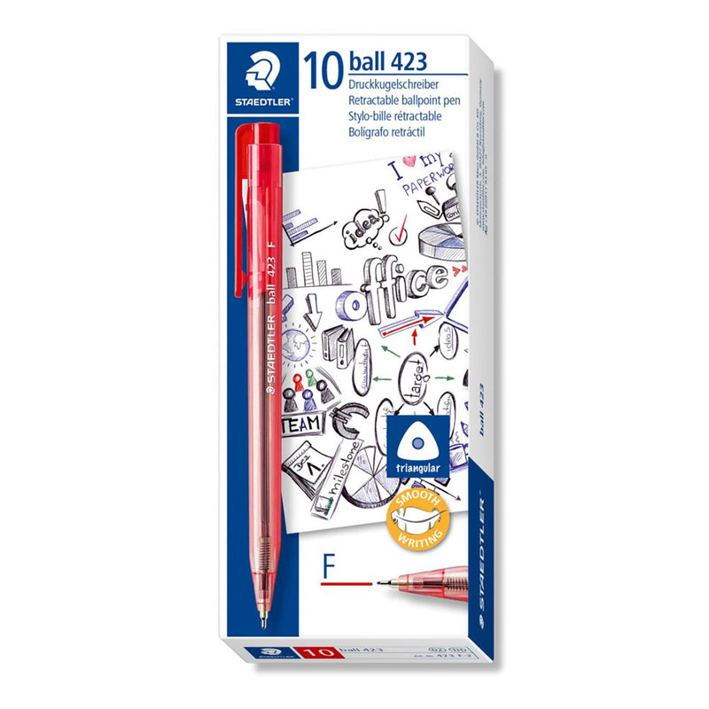  Staedtler 423 Feiner Kugelschreiber (Box mit 10 Stück)