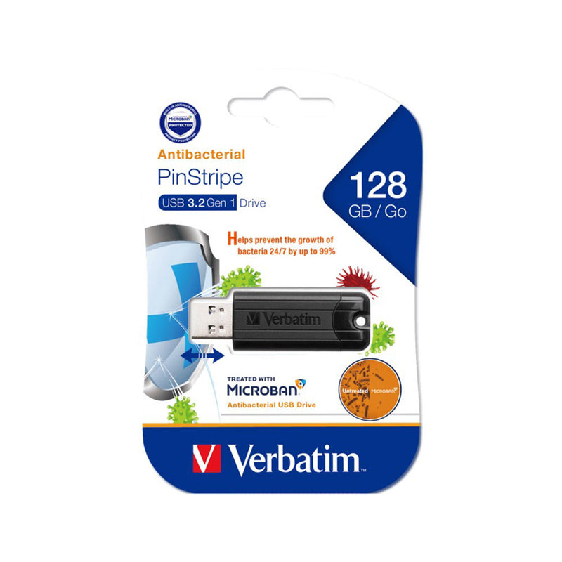 Store verbatim n GO Microban 3.0 USB Drive (noir)