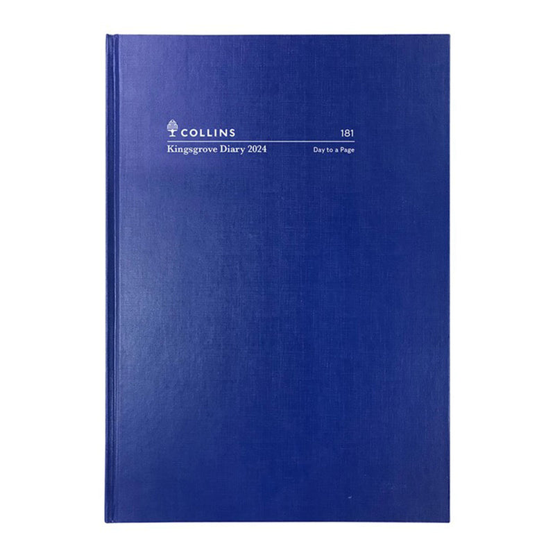 Collins Debden Kingsgrove A5 2024 Journal (bleu)