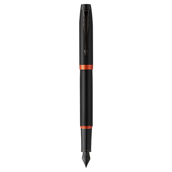 Parker IM Vibrant Rings Fountain Pen (Satin Black)