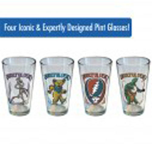 Grateful Dead Retro Pint 4-Pack