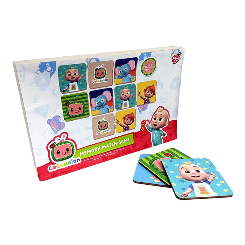 Cocomelon Wooden Memory Match Card Game