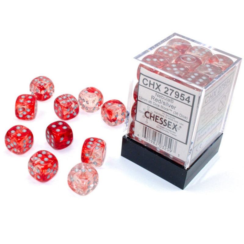 Nebula Chessex 12mm D6 Luminary Würfelblock