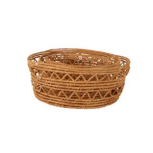 Leean Palm Baskets Set of 3 (Large 30x25x12cm)