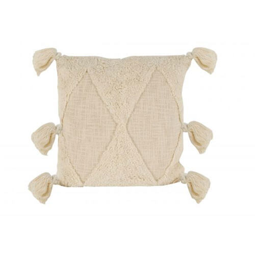 Ximena Tufted Cushion with Tassels (45x45cm)