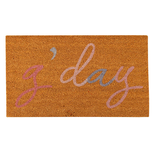 Pastel G Day Coir Doormat (70x40cm)