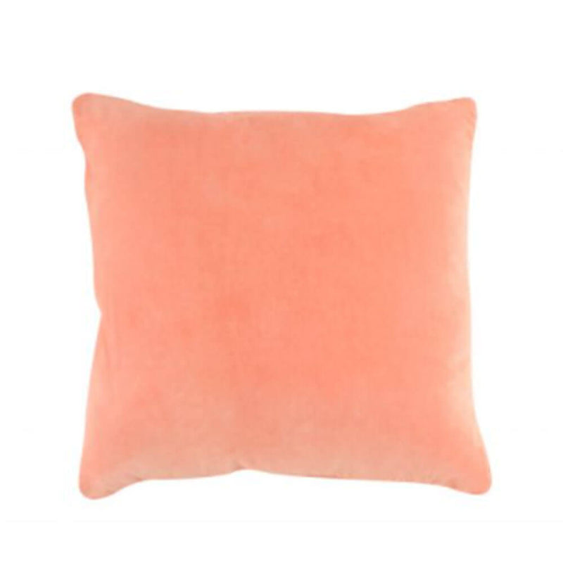 Coussin Makenna en Velours avec Passepoil (50x50x4cm)