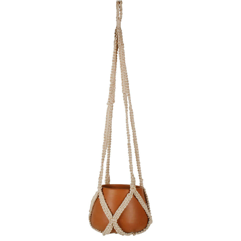 Kia Terracotta Pot Macrame Hanger (110x15x15cm)