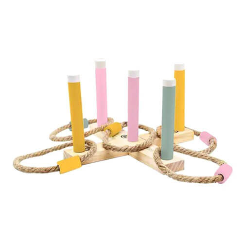 Rope Quoits Outdoor Game Set (28x28x17cm)