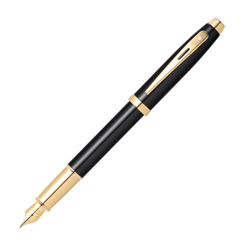 Stylo plume Sheaffer 100 laque noire avec or