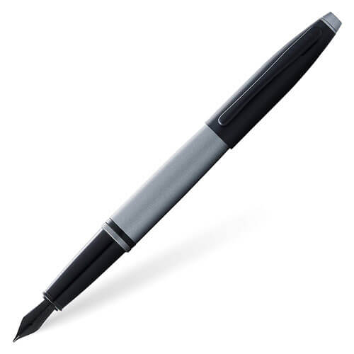 Cross Calais Fountain Pen (Matte Grey/Black)