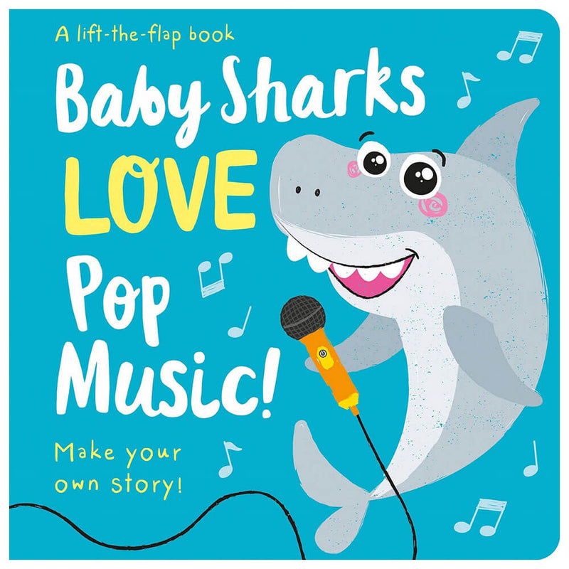 Baby Sharks Love Pop Music Picture Book