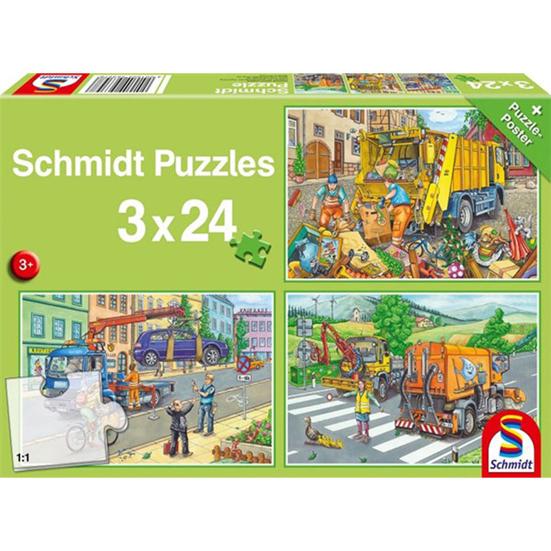 Schmidt Jigsaw Puzzle 3x24pcs