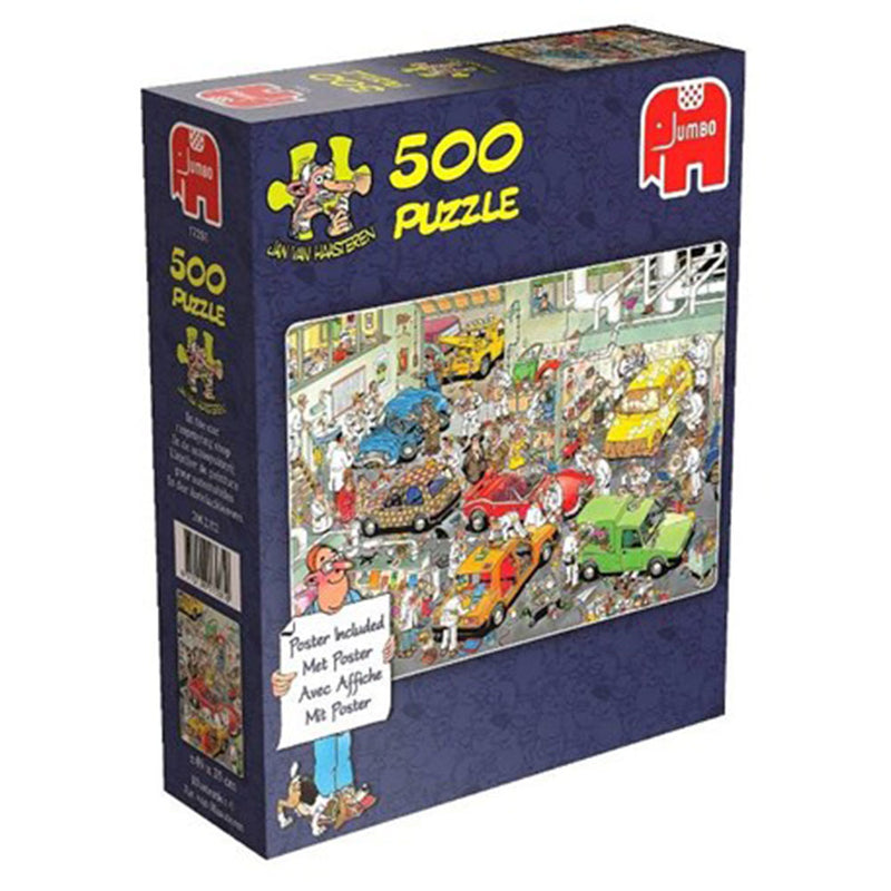 Jan Van Haasteren Car Respraying Shop Puzzle 500pcs