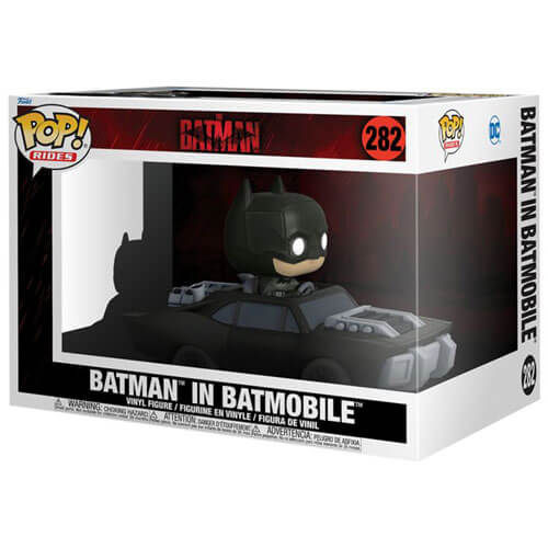 The Batman Batman in Batmobile Pop! Ride