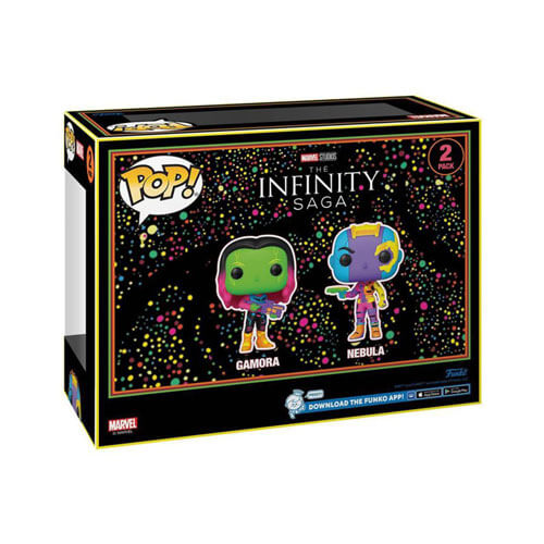 Gamora & Nebula Black Light US Exclusive Pop! 2pk