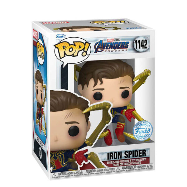 Avengers 4 Spider-Man Unmasked US Exclusive Pop! Vinyl