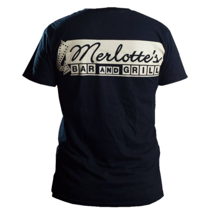 T-shirt Homme True Blood Merlotte's Bar Noir