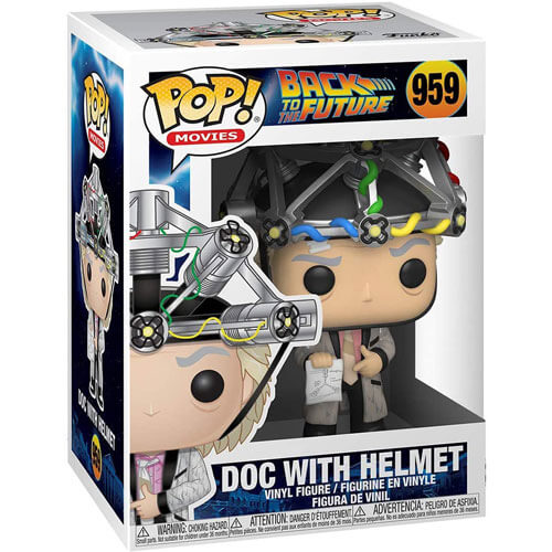 Back to the Future Doc with Helmet Pop! Vinyl