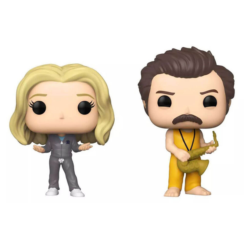 Parks and Recreation Locked In Ron & Leslie Pop! Vinyl 2pk