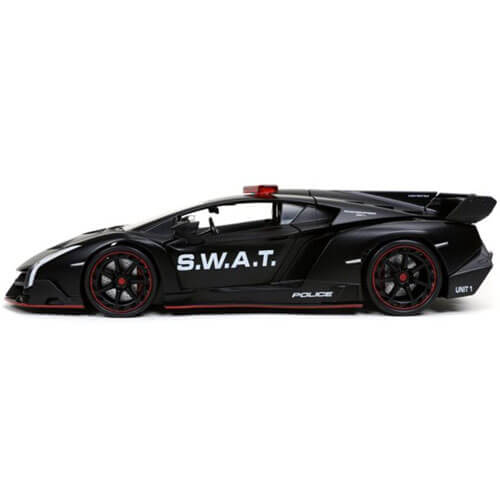 Hyperspec 2017 Lamborghini Veneno Black 1:24 Scale