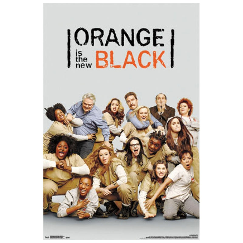 Orange Black Group Poster