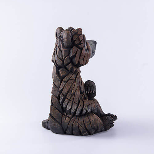 Edge Sculpture Bear Cub Figure