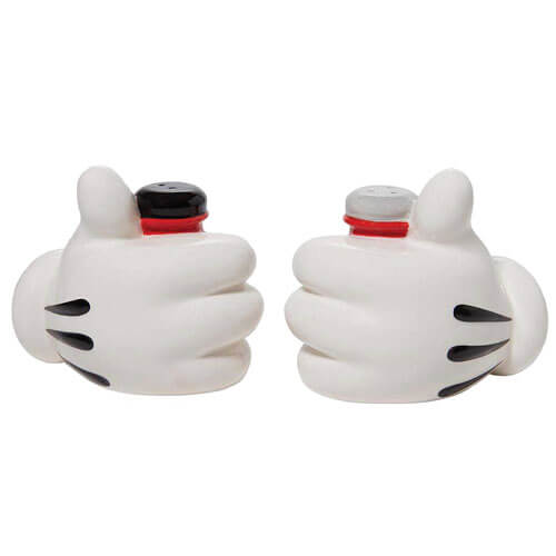 Disney Mickey Hands Salt & Pepper Shaker Set