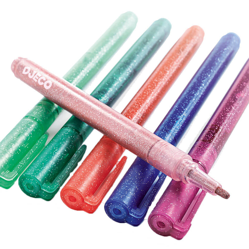 Djeco Glitzermarker (6er Pack)