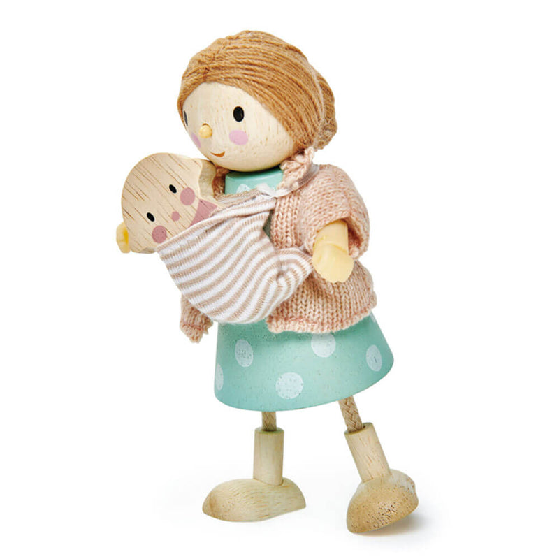 Leaf Toys Wooden Doll with Flexible Limbs