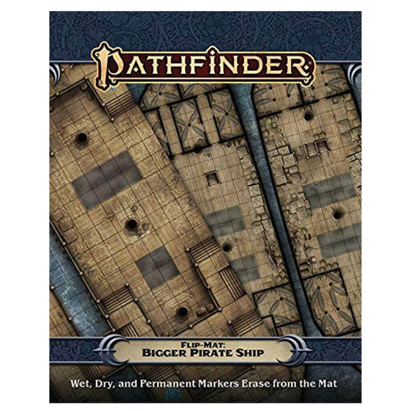 Pathfinder Bigger Pirate Ship Accessories Flip Mat