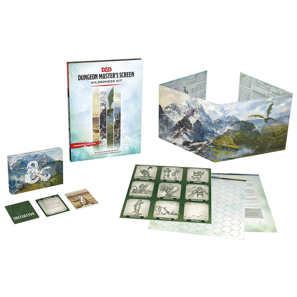 D&D Dungeon RPG Game Master's Screen Wilderness Kit