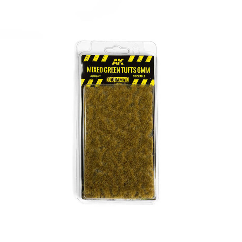 AK Interactive Vegetation Green Tufts 6mm