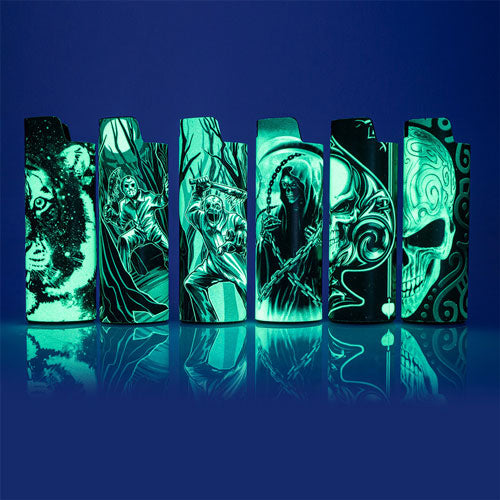 Glow in the dark Metal Lighter Case