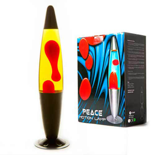 Black-Red-Yellow Peace Motion Lamp