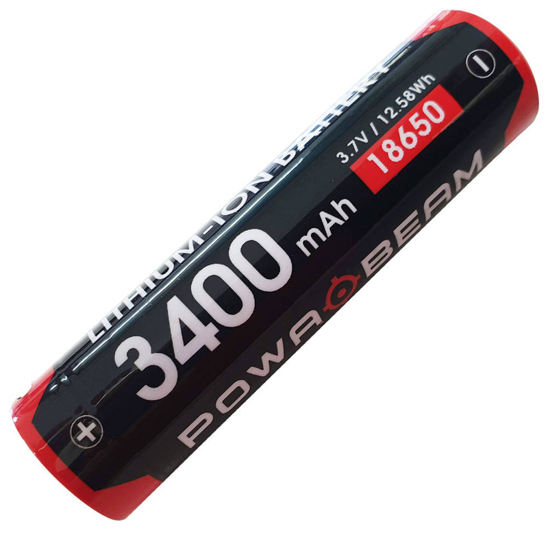 Powa Beam 18650 USB RECHARGable Torch Battery