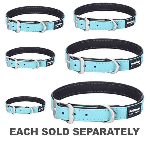 Elegant Vegan Leather Collar (Turquoise)