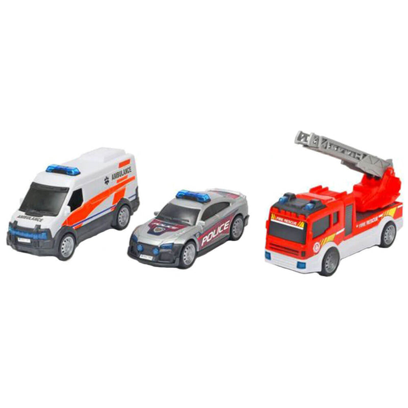 Dickie SOS Team Toy Vehicle Set, 7.75-inch Length, Set-Free Wheeling, for  Boys, Birthday Gift, Collection