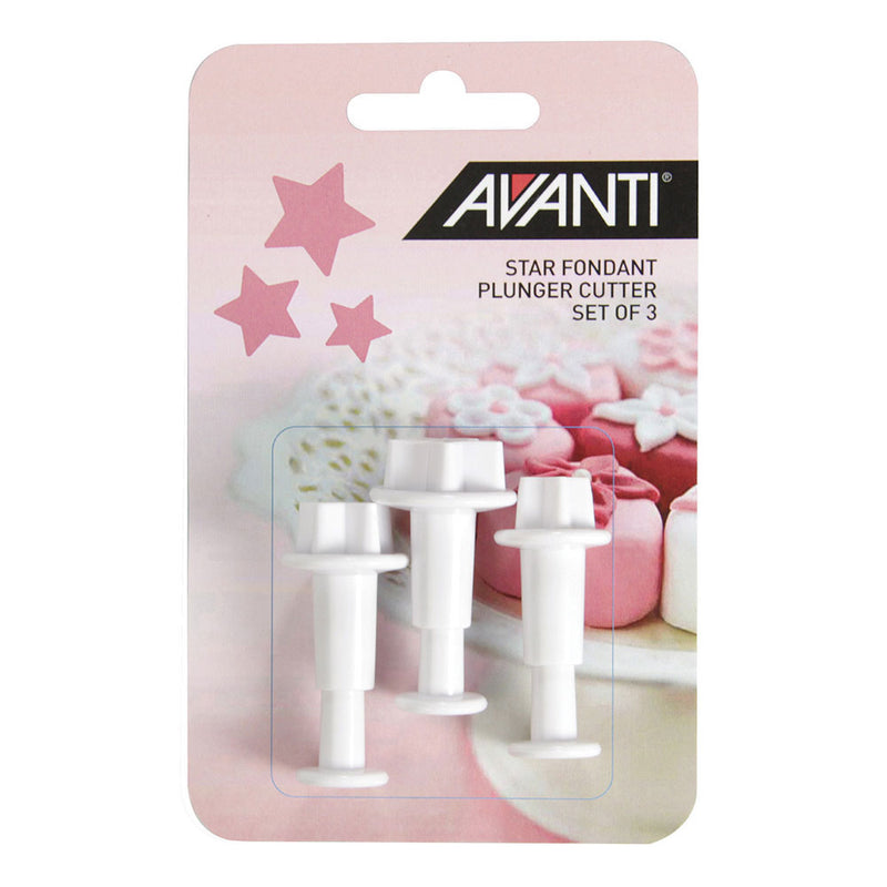 Avanti Fondant Plunger Cut Set (3pcs)