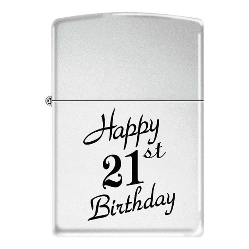  Zippo Birthday Feuerzeug aus hochpoliertem Chrom