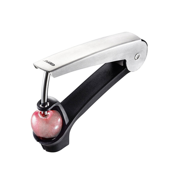 Gefu Dropio Stainless Steel Cherry Pitter (Black)