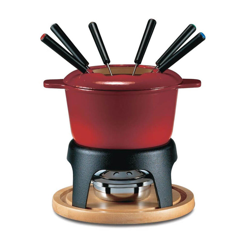 Swissmar Sierra Fondue Set 11pcs (Cherry Red)