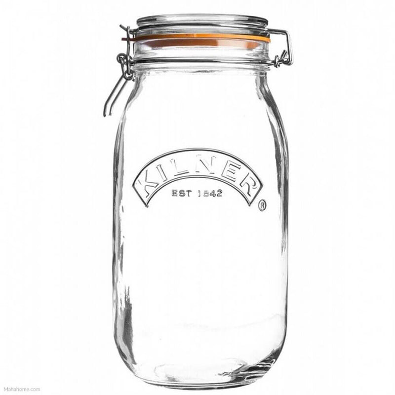 Kilner Clip Top Round Jar (Clear)